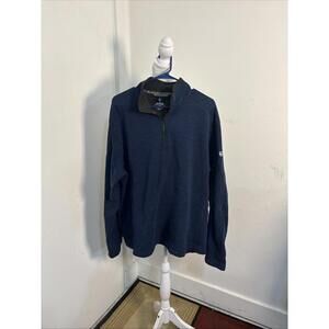 Kuhl Revel 1/4 Zip Sweater Men's XXL Long Sleeve Pullover Outdoor Hiking Navy